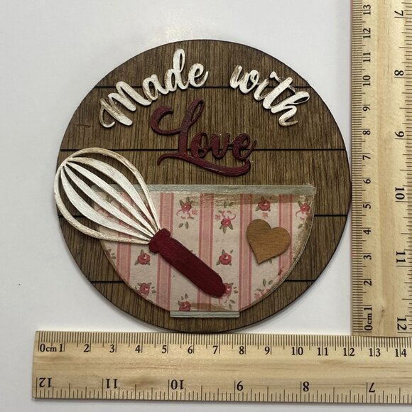 Handmade Tiered Tray Decor - Cakes, Cookies, Pastries Baking - 10 Pieces - Picture 6 of 12